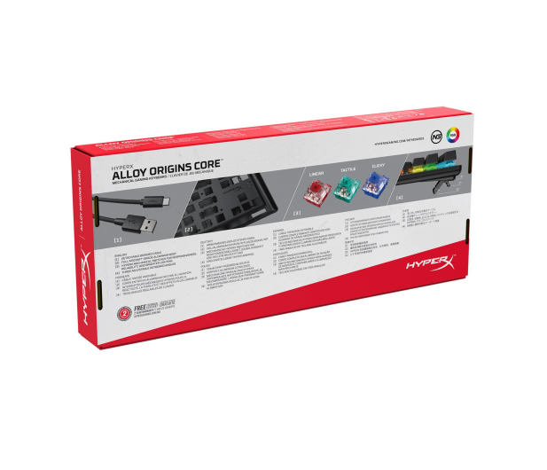 HyperX Alloy Origins Core Red - 535191 - zdjęcie 2